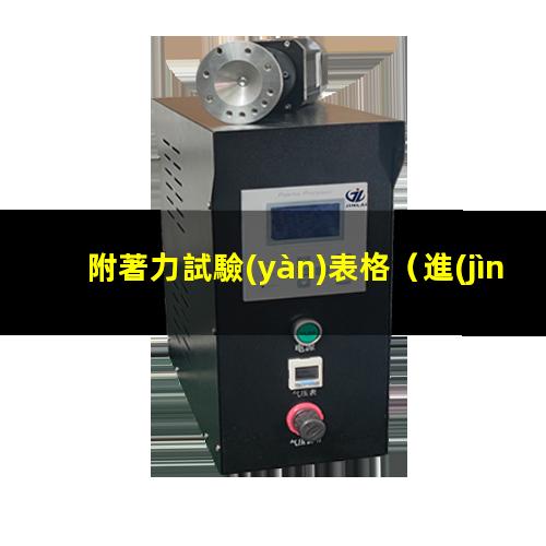 附著力試驗(yàn)表格