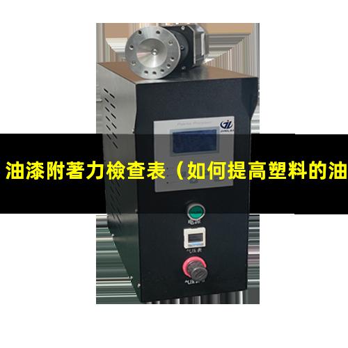 油漆附著力檢查表