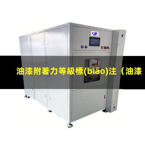 油漆附著力等級標(biāo)注