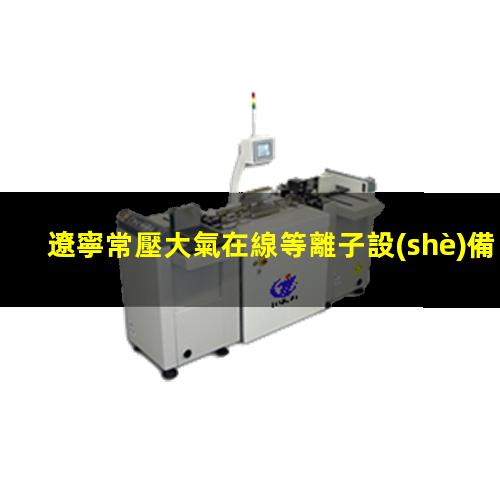 遼寧常壓大氣在線等離子設(shè)備