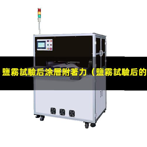 鹽霧試驗后涂層附著力